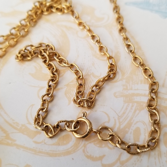 Vintage Mid Century 1960s Enamel Goldtone Owl Pendant Necklace - Picture 11 of 16